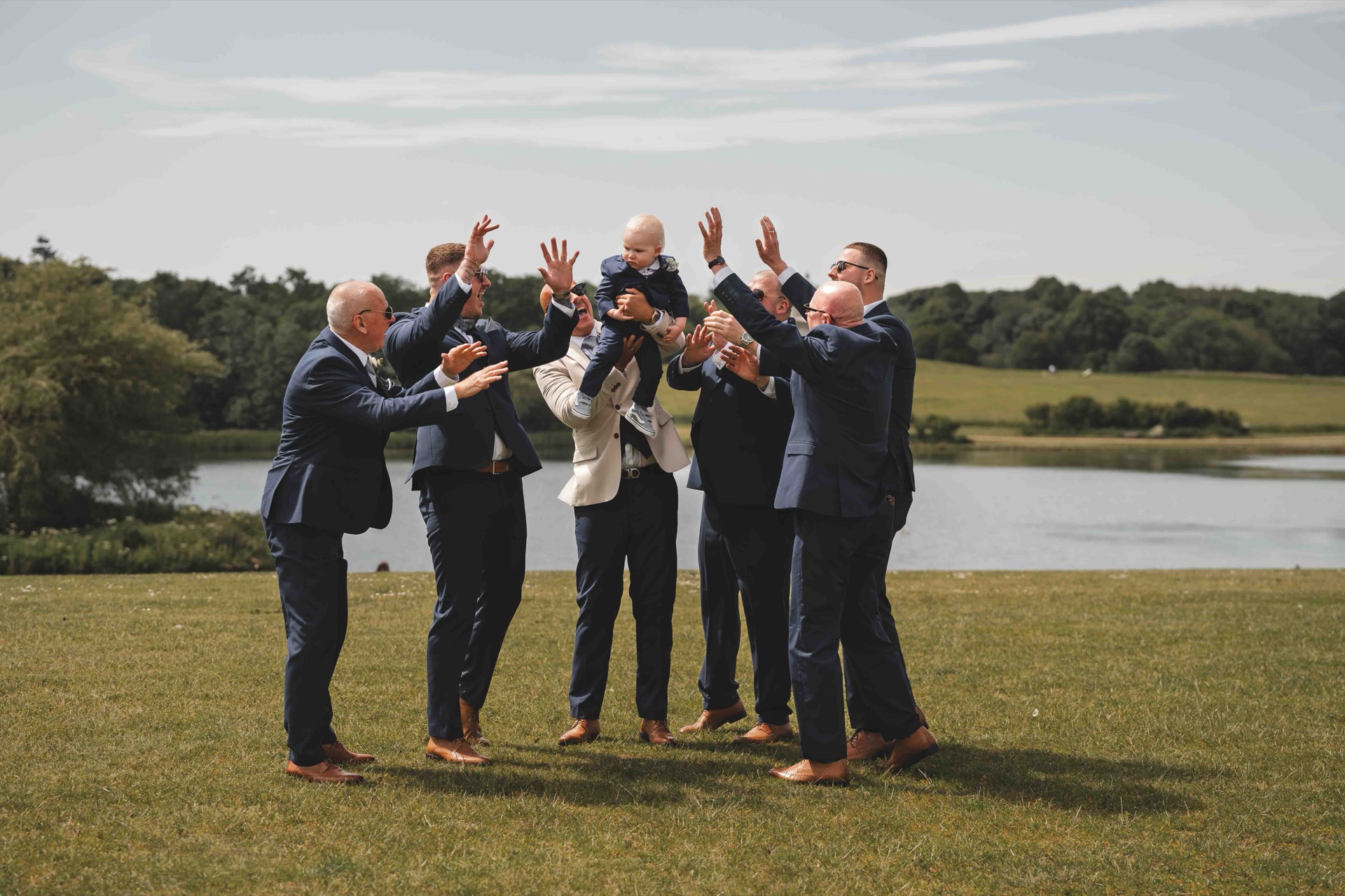 Lauren and John — candid moment during bridal preparations