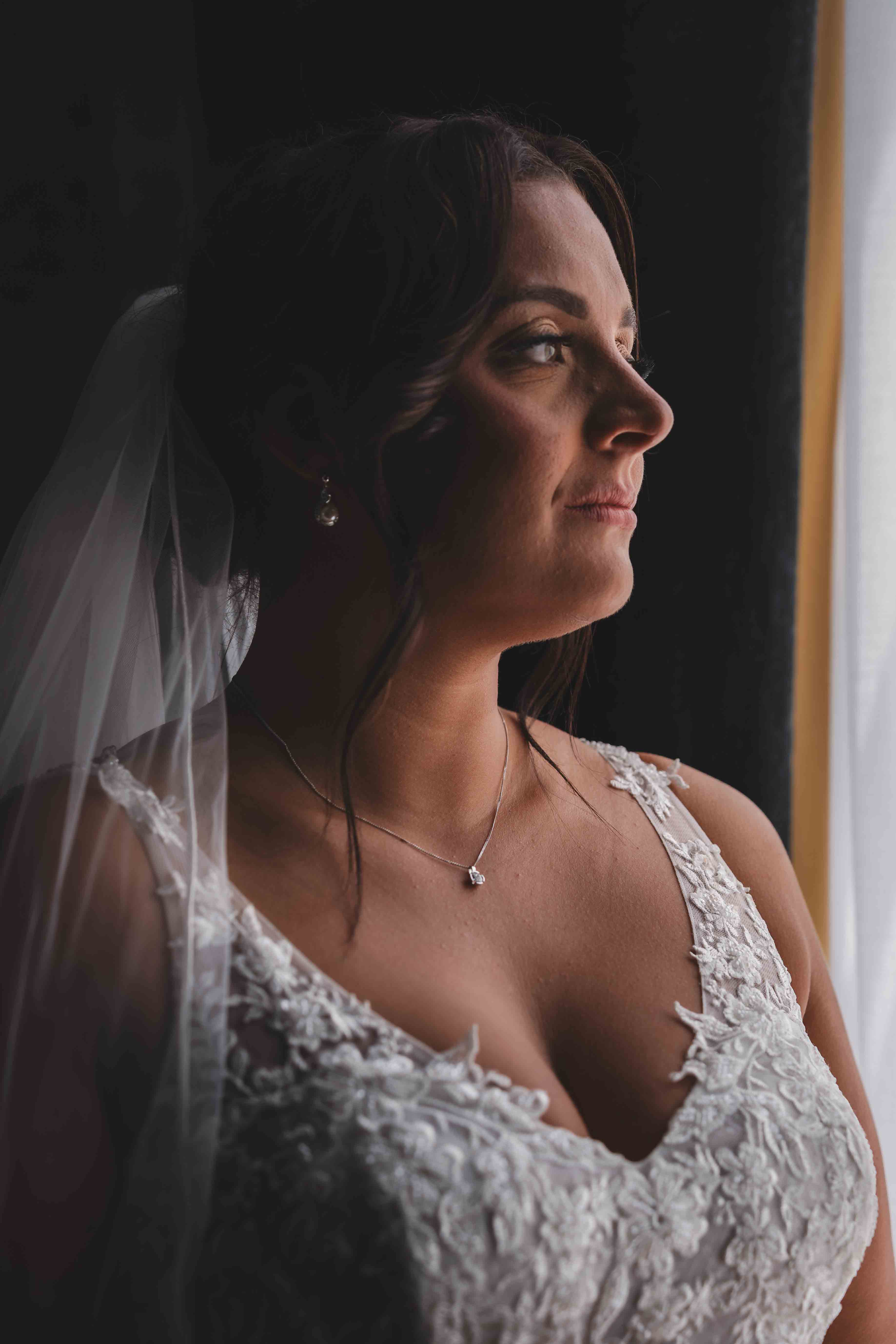Lauren bridal portrait — Hardwick Hall Hotel wedding photographer